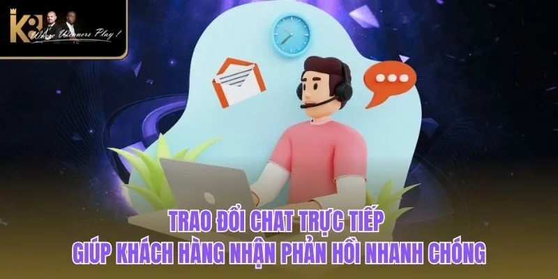 Liên hệ K8BET Trao đổi chat trực tiếp giúp khách hàng nhận phản hồi nhanh chóng